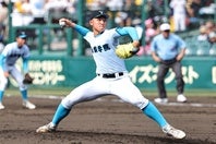 山梨学院の菰田陽生。U-18日本代表から漏れた。写真：梅月智史（THE DIGEST写真部）