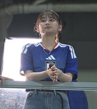 北中米W杯で日本代表を中心に現地レポーターとして活躍した女優の影山優佳さん。写真：金子拓弥（THE DIGEST写真部／JMPA代表撮影）