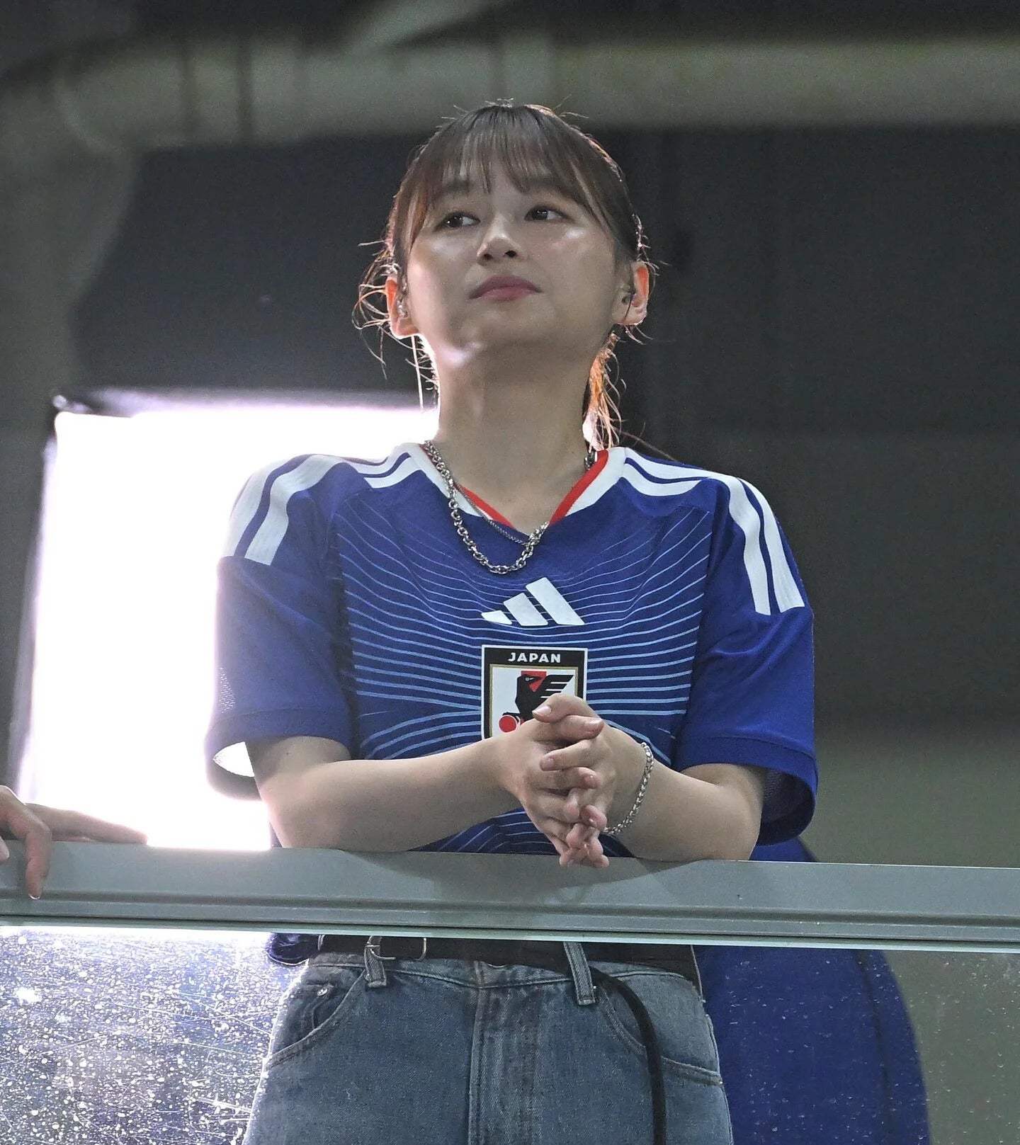 北中米W杯で日本代表を中心に現地レポーターとして活躍した女優の影山優佳さん。写真：金子拓弥（THE DIGEST写真部／JMPA代表撮影）