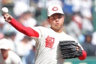 決勝の先発を託された長井　写真：THE DIGEST写真部