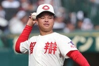 智弁和歌山の先発・長井はリズムのいい投球で試合を作った　写真：THE DIGEST写真部