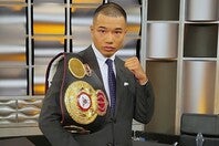 比嘉とのWBCバンタム級王座決定戦を振り返った、同級王者の増田。(C)THE DIGEST