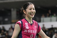 SNSで近況を報告したバドミントンの志田。写真：鈴木颯太朗