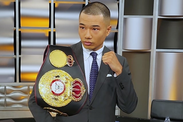 WBCバンタム級王者の増田が堤への思いを語った。(C)THE DIGEST