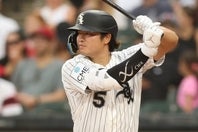 ア・リーグでは数少ない勝率５割超チームのホワイトソックスで、主軸になっている村上宗隆。(C)Getty Images