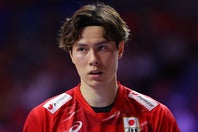 バレー男子日本代表の髙橋藍が公開した愛犬との写真が話題となっている。写真：梅月智史（THE DIGEST写真部）