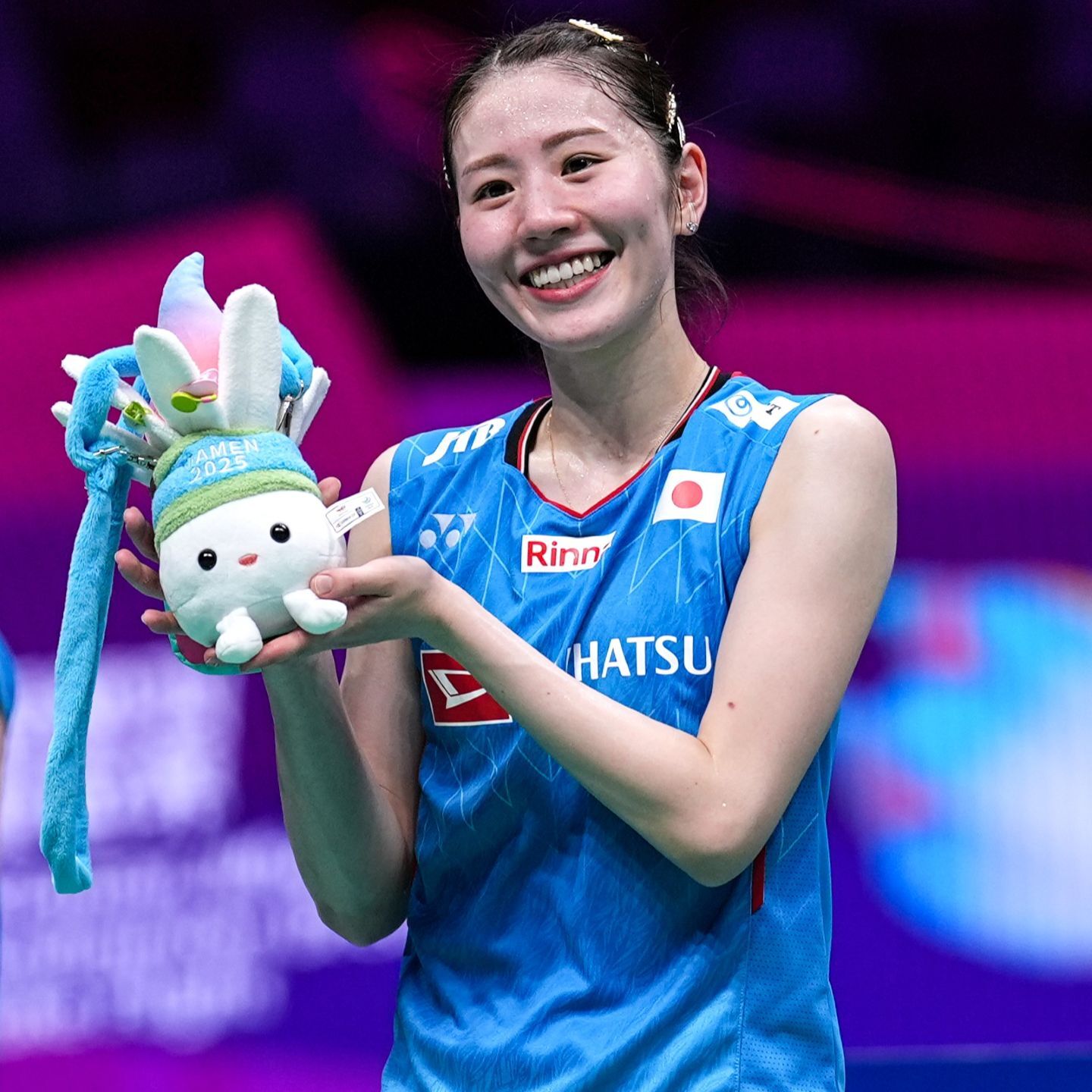 ベトナムから近況を報告した志田。ファンイベントでの楽しげな様子を伝えた。(C)Getty Images