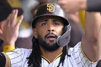 今季もパドレスをけん引しているタティースJr.。(C)Getty Images