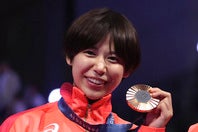 パリ五輪のフェンシング女子フルーレ団体で銅メダルを獲得した宮脇花綸。(C)Getty Images
