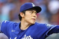 マメで緊急降板した佐々木。(C)Getty Images