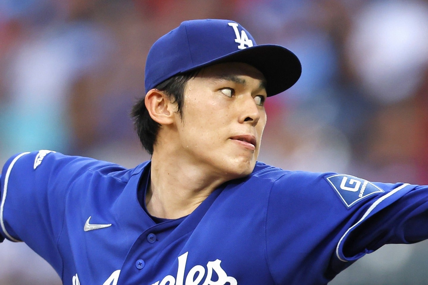 マメで緊急降板した佐々木。(C)Getty Images