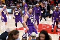 正真正銘、レイカーズの中心となるドンチッチ。リーダーの自覚十分だ。(C)Getty Images