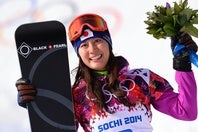スノーボード元日本代表の竹内智香さん。SNSにて華麗な転身を発表した。(C)Getty Images