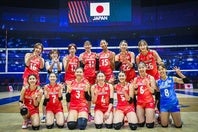 ベスト４に進出したバレーボール女子日本代表。(C)Volleyball World