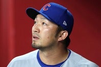今オフFAになるカブスの鈴木。評価が高まっている。(C)Getty Images