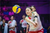 アジア選手権で日本は準決勝で敗退。今大会での28年ロス五輪の出場権はお預けとなった。(C)Volleyball World