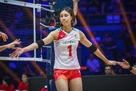 日本は準決勝敗退。今大会でのロス五輪出場権は獲得できず、和田は試合後に涙を流した。(C)Volleyball World