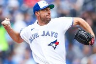 通算3535奪三振でメジャー歴代９位に浮上したブルージェイズのシャーザー。(C)Getty Images