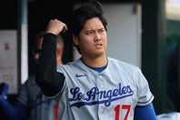 ８月に入り打撃不振が続くドジャースの大谷翔平。（C）Getty Images