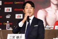 吉良の高い能力に言及した志成プロモーションの二宮代表。写真：永島裕基