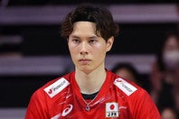 髙橋藍が公開した愛犬とのツーショットが話題だ。写真：梅月智史（THE DIGEST写真部）