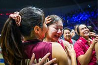 アジア選手権を制したタイ代表。(C)Volleyball World