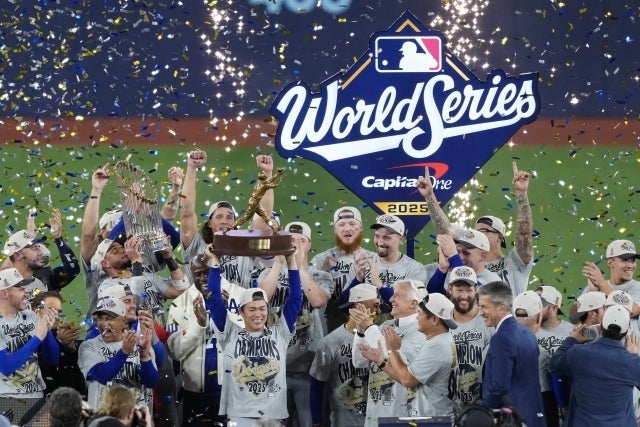 昨季のプレーオフは、ワイルドカードシリーズから勝ち上がったドジャースが制した。(C)Getty Images