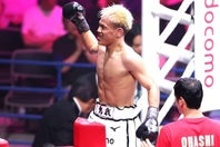 プロ転向２戦目のリングで圧勝した藤木。写真：永島裕基