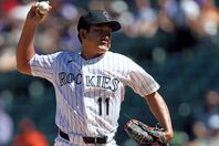 古巣を相手にQSを達成したロッキーズの菅野。(C)Getty Images