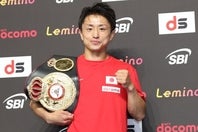 メンデス戦を“65秒”で決着をつけた石井。写真：永島裕基