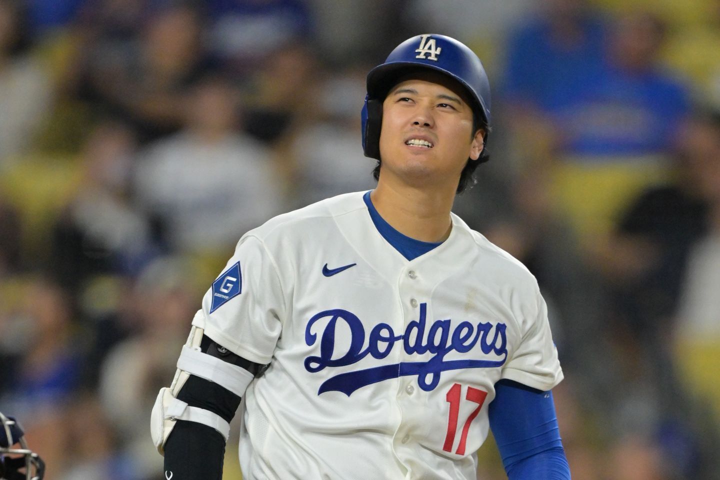 前日の試合では今季初の４三振を喫した大谷。約１か月ぶりにスタメンを外れた。(C) Getty Images