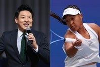 現地で試合観戦をしている松岡氏（左）は大坂（右）が我慢して勝利をもぎ取ったと高く評価している。写真：滝川敏之、（C）Getty Images