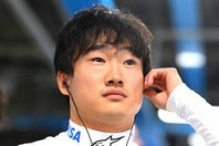 フリー走行１回目で12番手タイムを計測した角田。(C)Getty Images