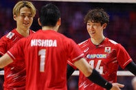 男子バレーを現地観戦した人気芸人が話題を集めている。写真：梅月智史（THE DIGEST写真部）