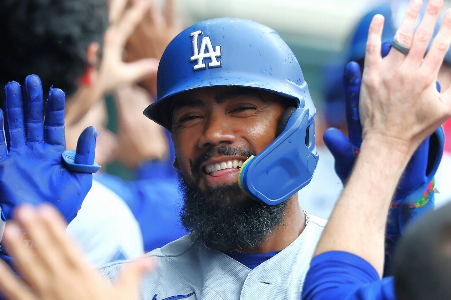 ロバーツ監督へ語ったコメントを明かしたT・ヘルナンデス。（C）Getty Images