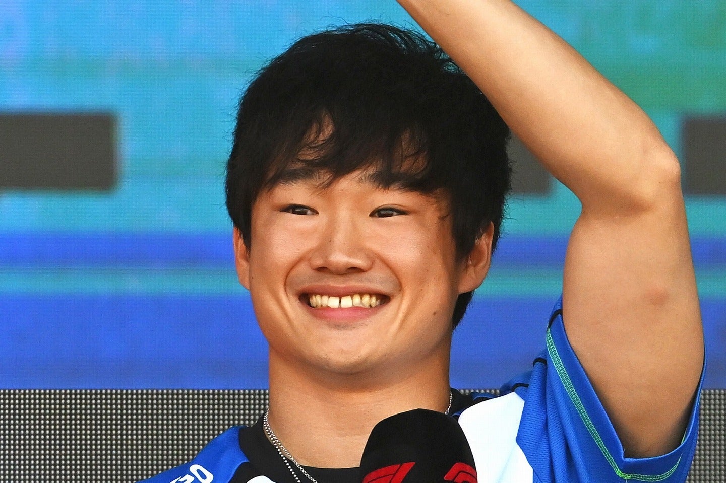 予選Q1敗退となった角田。(C)Getty Images