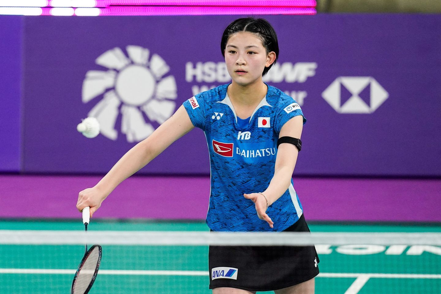 中国マスターズで決勝進出を決めた宮崎友花。韓国のエースで世界１位のアン・セヨンと決勝で激突する。(C) Getty Images