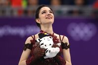 平昌五輪で銀メダルを獲得したメドベージェワが俳優デビューするようだ。(C) Getty Images