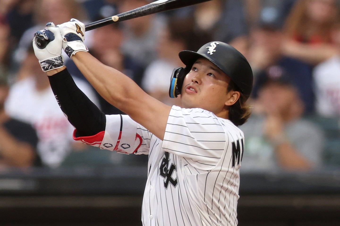 30号２ランを放ったホワイトソックスの村上。（C）Getty Images