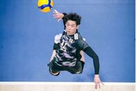 日本がバーレーンを下し、２連勝を飾った。(C) VOLLEYBALL WORLD