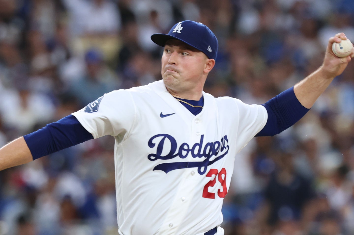 ドジャースの左腕タリク・スクーバルの今オフの去就に、早くも注目が集まっている。（C）Getty Images