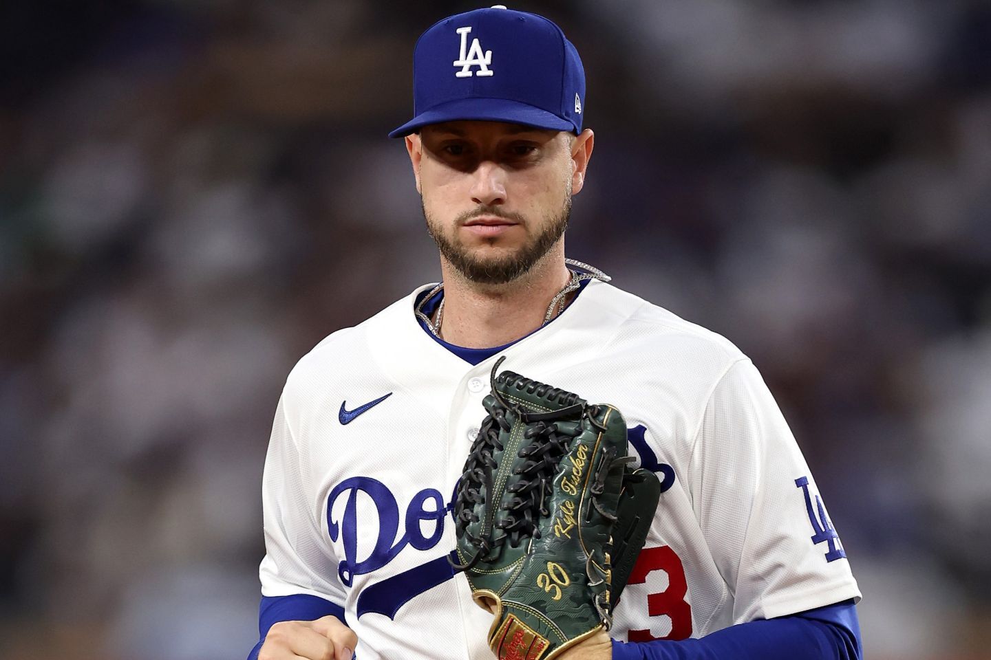 守備でチームに貢献したドジャースのタッカー。(C)Getty Images