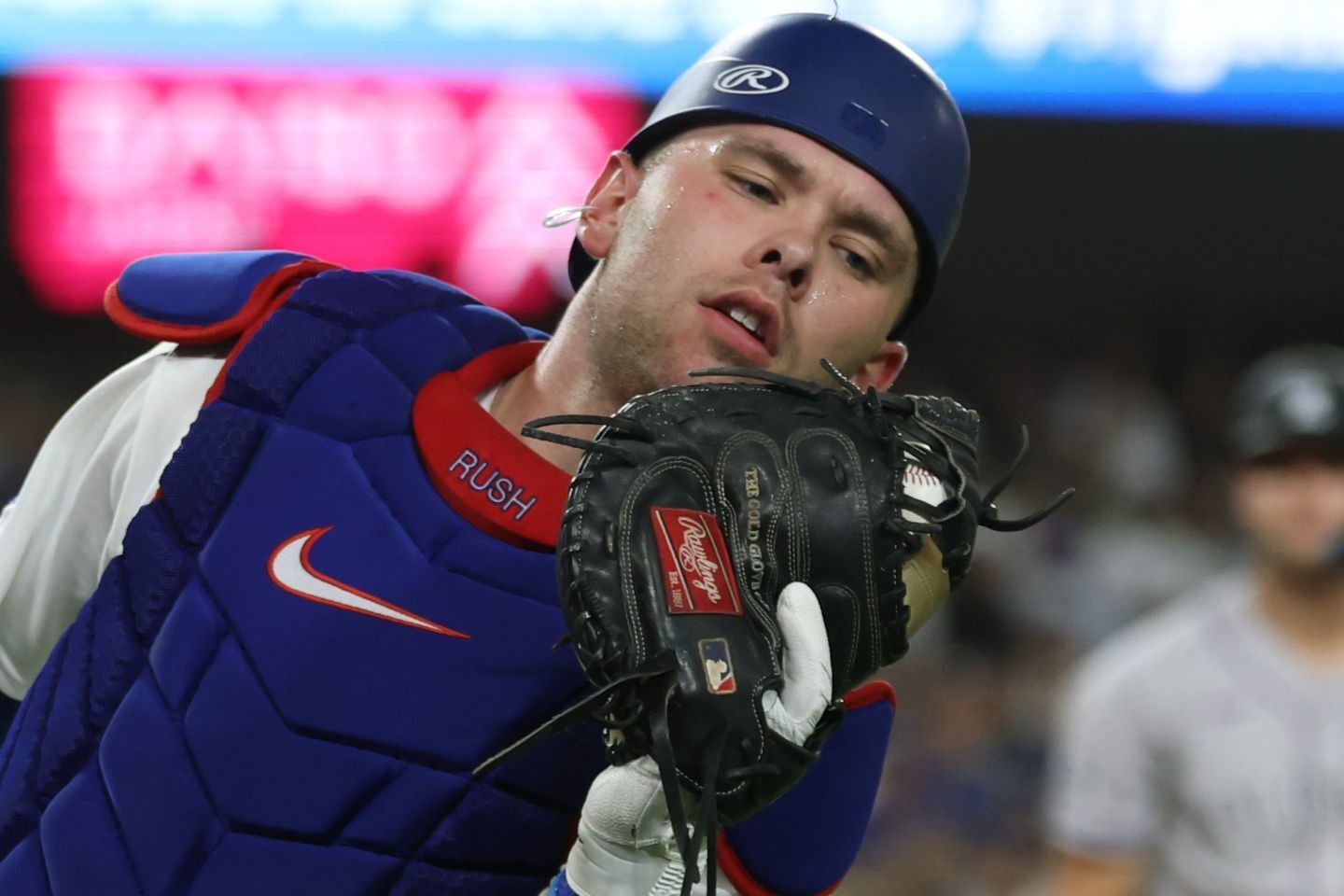 右肘の不調で再びIL入りしたドジャースのラッシング。(C)Getty Images