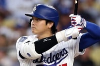 今シーズンの残り試合は打者に専任するという大谷。(C)Getty Images