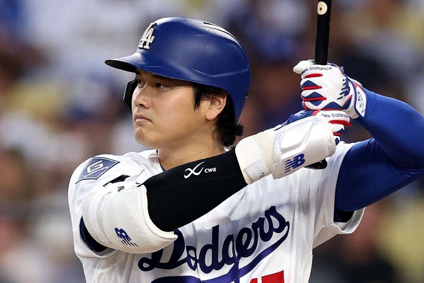 今シーズンの残り試合は打者に専任するという大谷。(C)Getty Images
