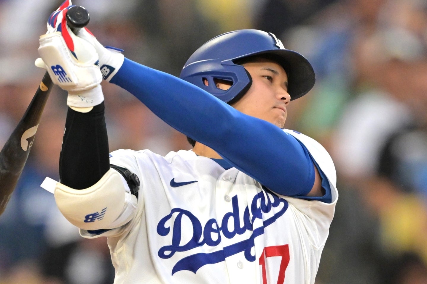 ５戦ぶりにスタメン復帰した大谷だったが、３打数無安打と快音は聞かれなかった。(C)Getty Images