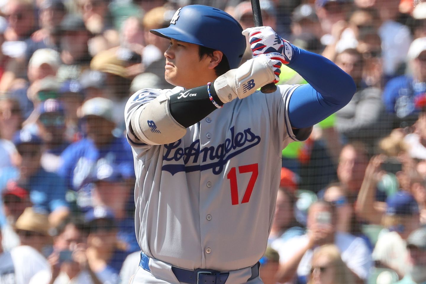 新たな打撃プランを構築しているドジャースの大谷。(C) Getty Images