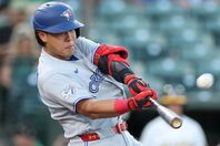 メジャー１年目で30本塁打を放ったブルージェイズの岡本。(C)Getty Images