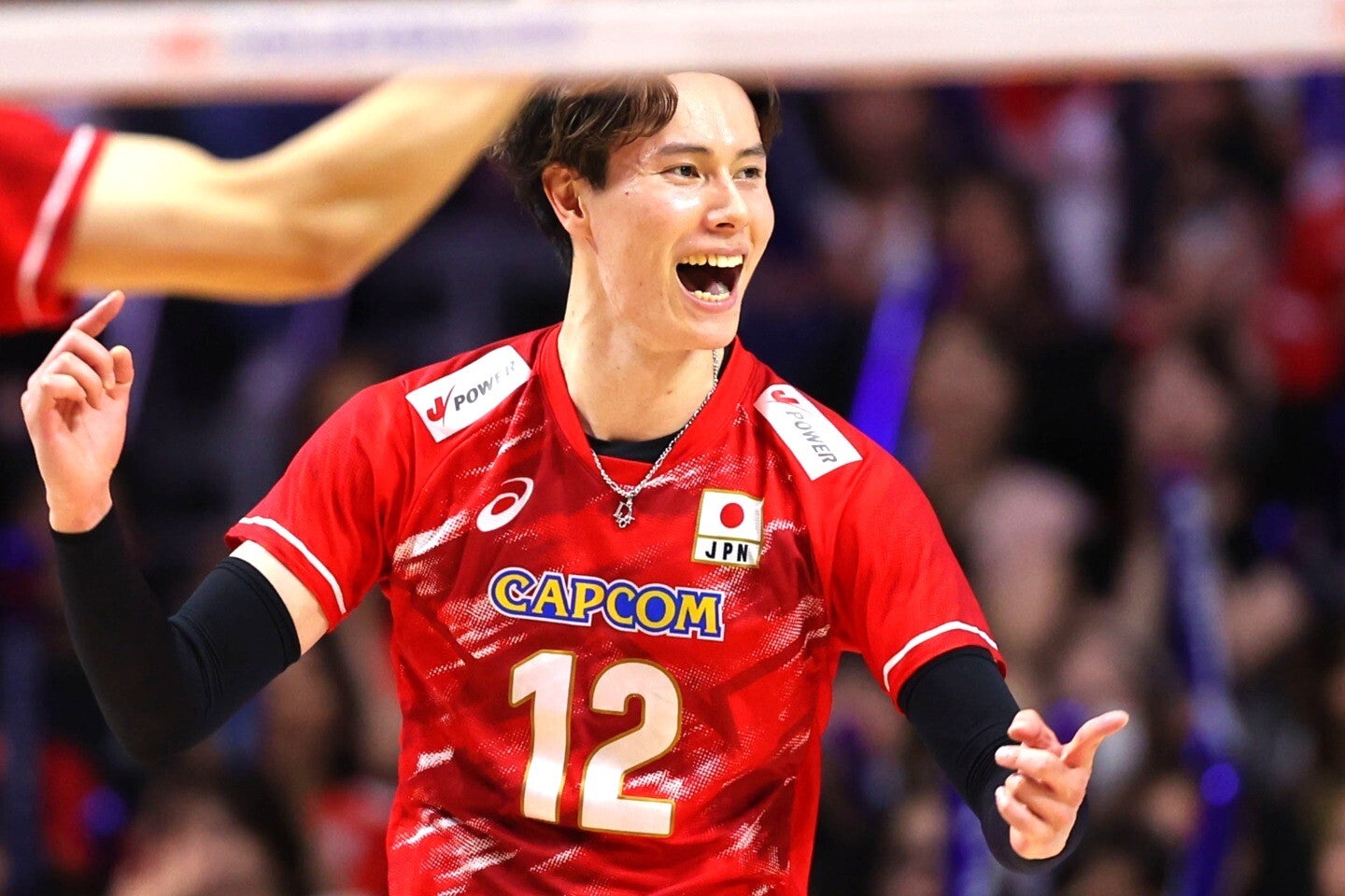 バレーボール男子日本代表の高橋藍。写真：梅月智史（THE DIGEST写真部）