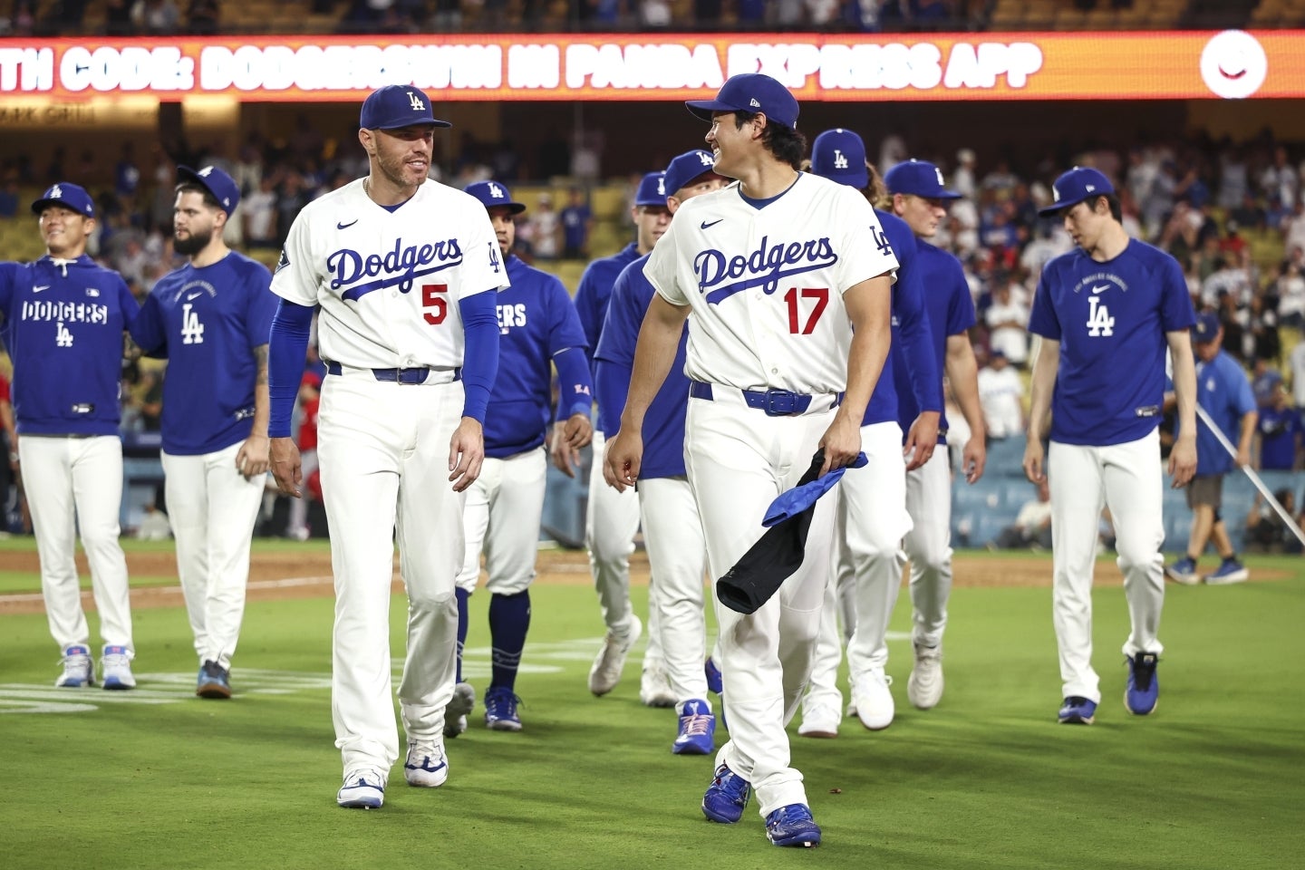 大谷やフリーマンは多くのスター選手を揃えているドジャース。(C)Getty Images